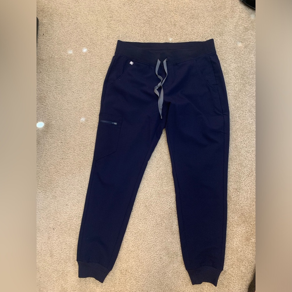 Navy blue Figs jogger scrubs